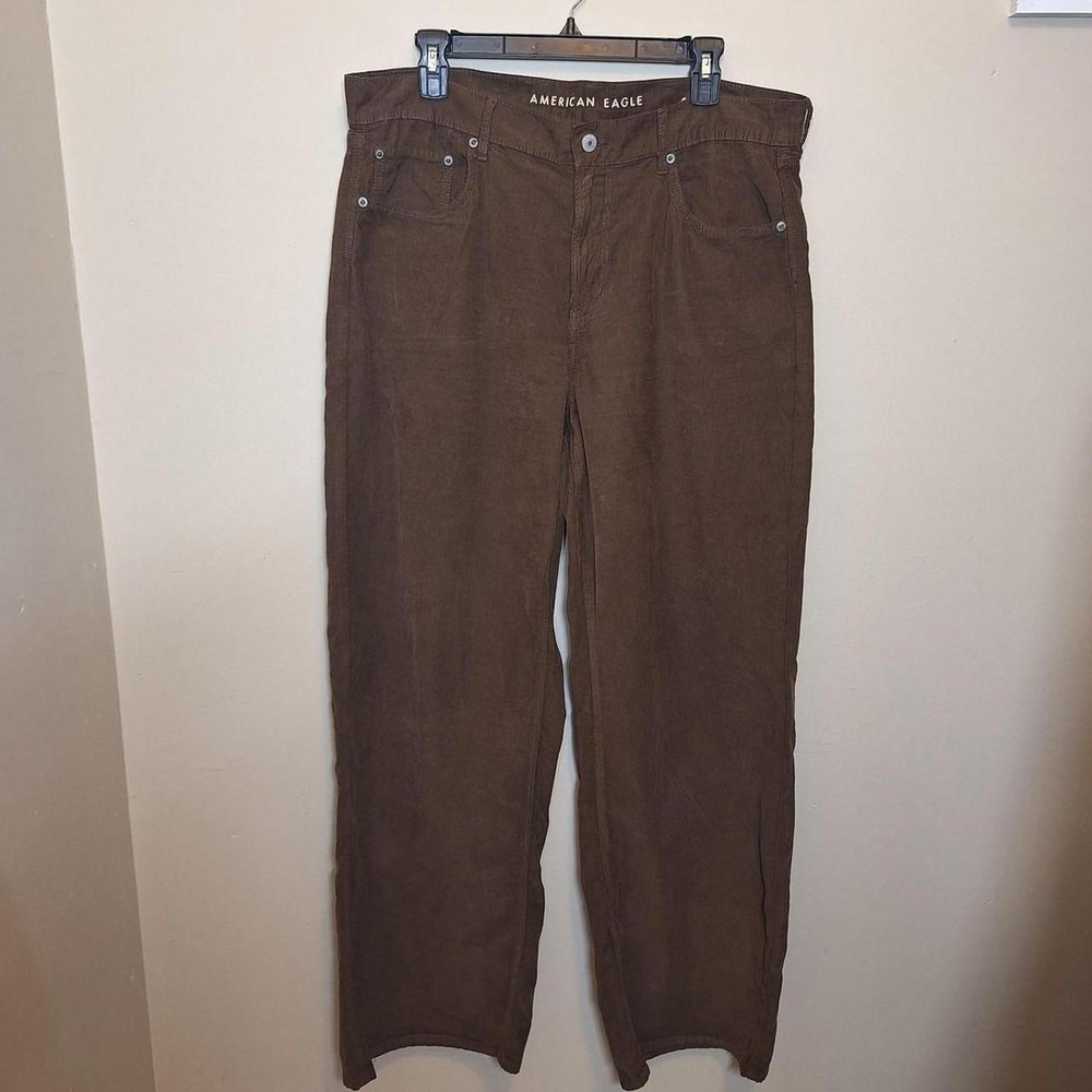 American Eagle Outfitters Baggy Brown Corduroy Pants